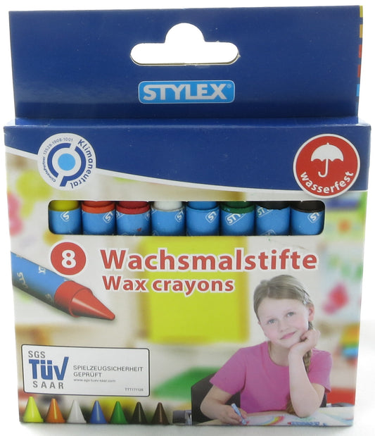 8 Wachsmalstifte